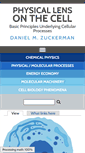 Mobile Screenshot of physicallensonthecell.org